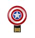 Produktbild Captain America USB Stick 8GB Marvel Avengers | Speicherstick 2.0 High Speed Pendrive Memory Stick Lustige Geschenke 3D Figur Gadget Schlüsselanhänger