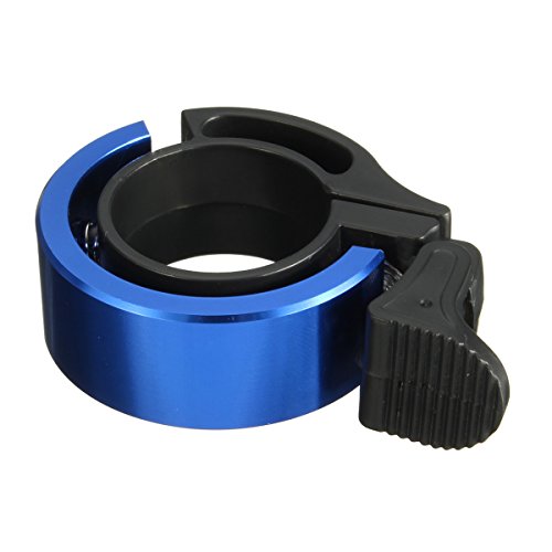 Aluminum Fahrradklingel,CAMTOA 90db Fahrrad Glocke Fahrradglocke für Radfahren,Fahrrad Mini-Glocke für MTB Rennräder Fahrrad fahren,Lenker Alarm Horn Ring 22.2-24mm Fahrradbell Erwachsene und Kinder Blau - 4