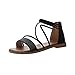 Produktbild UINGKID Sandalen Damen Frauen-Dame Rome Retro Open Toe Solide Flache Kristall Concise Kausale Schuhe