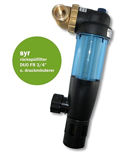 Syr Rückspülfilter DUO FR 3/4" - DN20 ohne Druckminderer Nr. 2314.20.001