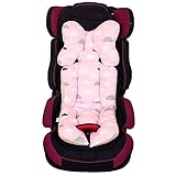 ★ UNIVERSAL FIT - El cojín(35cmx80cm) se puede usar con casi todos los asientos, asientos para bebés o asientos para bebés. Puedes cambiar la funda de su carrito de forma fácil y rápida. Acoplamiento perfecto con su sillita.