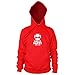 Produktbild Party Pilz - Herren Hooded Sweater, Größe: L, Farbe: rot