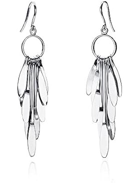 MATERIA Tropfen Ohrhänger lang 925 Silber rhodiniert 8,8g massiv deutsche Herstellung #SO-306