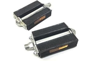 STREETPARTS24 Pedale mit Reflektor Pedal Satz Set Paar passend für Zündapp 444 442 Z ZR A Mofa Moped - Hochwertige Pedale - Universal