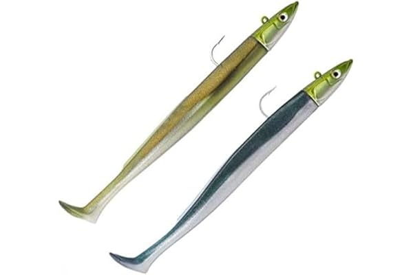 FIIISH - Crazy Paddle Tail - 15 cm - Double Combo Off Shore 20G - Kaki - Bleu Nacre - Cpt1226