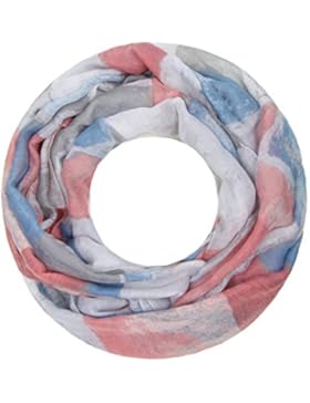 Majea NEUE Kollektion Damen Loop Schal viele Farben Muster Schlauchschal Halstuch in aktuellen Trendfarben