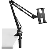 UGREEN Phone Tablets Holder, 360 Adjustable Steel Arms Lazy Holder Bracket, Flexible Tablet Mount Clamp for iPhone X 8 8plus, iPad, Samsung S8, Nintendo Switch, LG, HTC, and 4"-12.9" Device