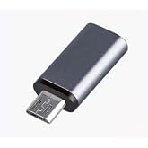 İMEXTECH BİLİŞİM BURADA ZR352 TYPE-C to Micro &Ccedil;evirici Mini Adapt&ouml;r, Gri BBZR352