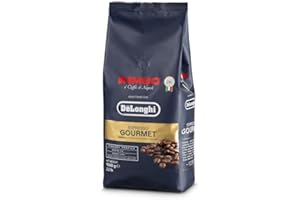 E ELECTROTODO REPUESTOS Y PEQUEÑO ELECTRODOMESTICO DeLonghi Kimbo Café en Grano Natural 1kg Espresso Gourmet para Moler y para Cafetera Superautomática - Café de Tueste Ligero 80% Arábica y 20% Robusta - Intensidad 3/6, Aroma 2/6 y Sabor Dulce