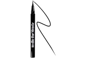 ‎KRASH KOSMETICS Bratz x Krash Kosmetics - To Die For Metalz - Kool Kat Eye - Metaliczny czarny eyeliner z super precyzyjną filcową końcówką - Wegańskie i okrutne darmowe