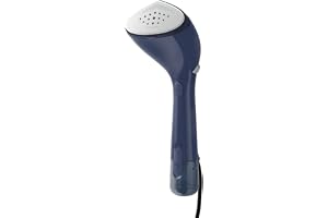 Handhållen Steamer 7000, 1500 W, 28 g/min ånga, Deep Azur | Optimal temperatur – metallstryksula, löstagbar 100 ml vattentank, resepåse ingår (STH7020/20)