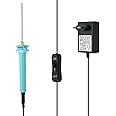 Electric Foam Cutting Pen - Adjustable Temperature Tool for Polystyrene (EPS) Engraving & Heat Cutting, 110-250V Universal Adapter, 24W 20cm - Crafting & Model Making DIY Tool