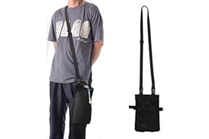 PLUVYZE Borsa per sacchetto per urina, per cateteri, con cinturino regolabile e fessura invisibile