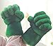 Hulk Smash Hands Soft Toy Doll Gloves Big Green One Pair Fun New