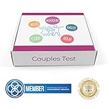 Advanced Bio Resonance Couples Testing Kit | Nuts, Gluten, Lactose, Pollen | Detects Over 600 Items | for 2 People, 2 Tests