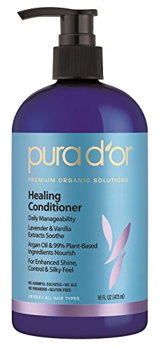 pura d'or Healing Conditioner, 16 Ounce by PURA D'OR