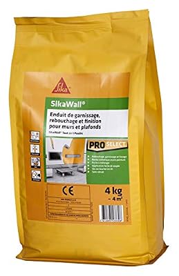 SikaWall Enduit Universel tout en 1 en poudre, 4kg ~ 4m²