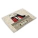 Produktbild Eazyhurry Tisch-Set, Design Sexy Frauen, Rotweinflasche, Druck, Baumwolle/Leinen, rutschfeste Wärmedämmung, Matten für Esstisch, Teetassen, waschbar, Platzdeckchen für Küche, Tischläufer, 42 x 32 cm High Heel Shoes