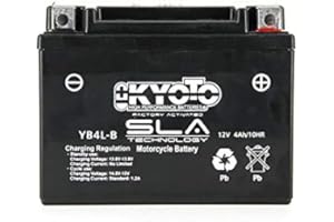 Batterie Kyoto pour Scooter Yamaha 50 Yq Aerox R 2013 à 2020 YB4L-B SLA / 12V 4Ah Neuf
