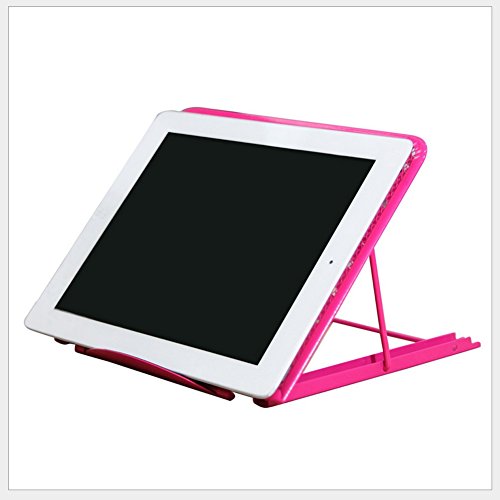 Laptop Ständer Notebookständer Belüftet Verstellbar Faltbarer Metall Ineinander Notebook Standplatz, 24x19CM für Laptop Notebook Pad Phone Tablets-Novata - 4