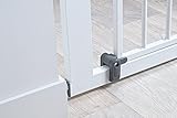 Safety 1st Quick Close ST Treppenschutzgitter, extra sicheres Metall-Türschutzgitter zum Klemmen, weiß, 73 – 80 cm, Möglichkeit der Verlängerung bis zu 136 cm verlängerbar (ab ca. 6 – 24 Monate) - 5