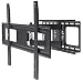 Produktbild Manhattan Universal TV-Wandhalterung neig- und schwenkbar ( ein Arm - geeignet für Flachbildschirme und Curved Displays von 37" bis 70"  ) bis zu 50 kg Hochbelastbare Stahlkonstruktion 461283 schwarz