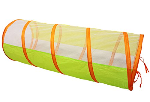KIDUKU® 3-teiliges Kinderspielzelt + Krabbeltunnel + 200 Bälle + Tasche für drinnen und draußen