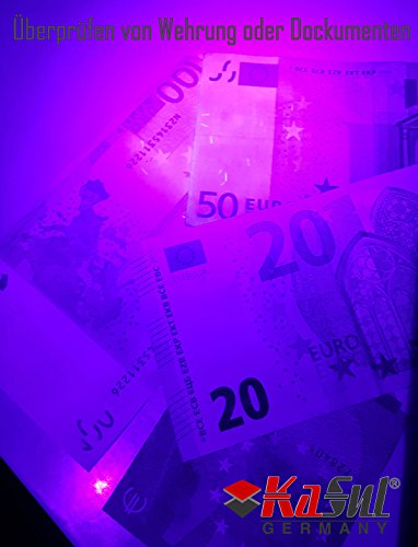 KaSul® | UV Swat Led Cree 3WATT Taschenlampe Schwarzlicht Hygienetest Dokumentenprüfung - 4