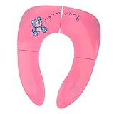 Klapp Reise Töpfchen Sitz wc Für Baby Portable Ausbildung Toilette Kleinkind Fushcia