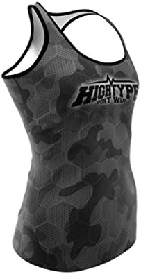 Womens Sports Tank Top. Grey Military.High Type Sportwear MMA Fightwear. Training. Gym. Running. Zumba Fitness. Cycling. Casual Wear (size XSmall)