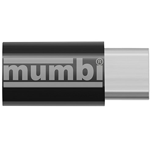 2x mumbi Adapter USB 3.1 Typ C (Stecker) auf Micro USB (Buchse) in schwarz - 3
