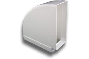 K-TECH-PRO Coude à 90° - Système de ventilation horizontal - 90 x 220 mm