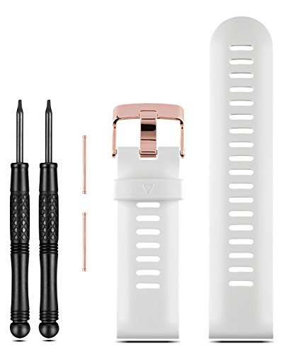 Preisvergleich Produktbild Garmin fenix 3 Wechselarmband - Silikon, Weiß