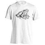 INNOGLEN Bosquejo del Río Lago Rana Camiseta de los Hombres p157m