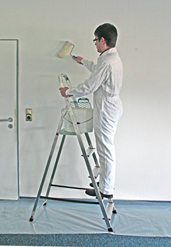 KRAUSE Corda Alu Haushaltsleiter 4 bis 6 Stufen StehLeiter einseitig Mehrzweck - 5
