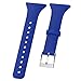 Produktbild perfk Uhrenarmband aus Silikon Handgelenk Silikonband Für Suunto Spartan Trainer Wrist, Weiche und Mode - Blau