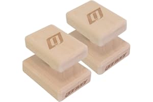 GORILANT Gorletic Basic Balance Blocks - Bloques de Equilibrio para Handstand, Paralelas Calistenia, Soporte de Flexiones, Taco Madera para Deporte en Casa y Calistenia en Casa