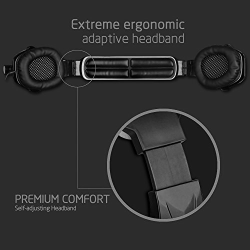 KLIM Mantis     Auriculares Gaming con micro de diadema     USB 7 1     Alta calidad     Ideales para juegos de PC PS4