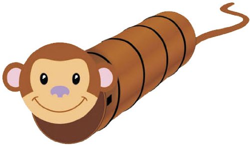 PuregadgetsÂ© Cheeky Monkey Pop Up Play Tunnel for Children / Kids / Boys / Girls - Easy to store, Hours of fun Indoor or Outdoor