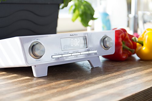 AudioAffairs Küchenradio UKW FM Unterbau-Radio Küchenunterbauradio mit LED Licht, Unterschrank-Küchenradio und Back-Timer – Nur erhältlich auf Amazon.de - 3