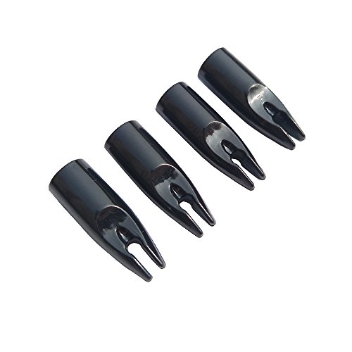 SHARROW 50pcs Encoche de Flèche en Plastique 8mm Accessoire pour Tir à l'arc