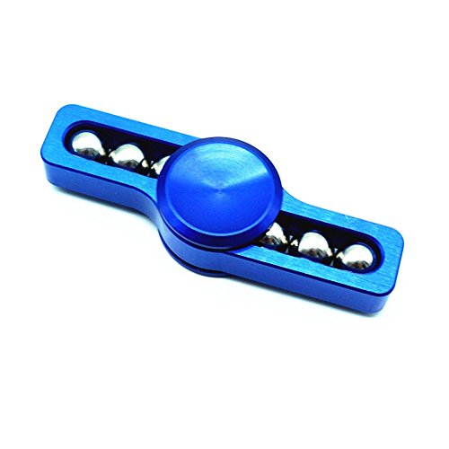 ESONIC EDC Hand Spinner Fingertips Gyro Aluminum Alloy Pressure Reducer Version Steel Ball Screw 2.6X1.1X0.3Inch (blue) ESONIC EDC Hand Spinner Fingertips Gyro Aluminum Alloy Pressure Reducer Version Steel Ball Screw 2.6X1.1X0.3Inch (blue)