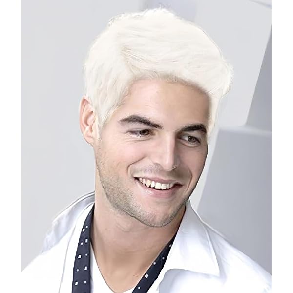 WIG ME UP Herrenperücke Dunkelblond Mit Highlights – Kurz, Lässig & Modisch, Für Mehr Selbstbewusstsein