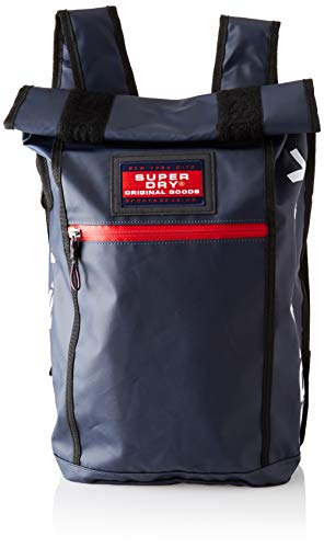 Preisvergleich Produktbild Superdry Herren Sd Rollman Rucksack, Blau (Navy), 34x45x14 centimeters
