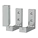 Produktbild IKEA BJÄRNUM Haken aus Aluminium; klappbar; (8cm); 3 Stück