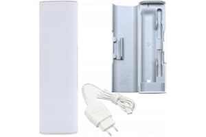 Purepower Oral-B Estuche de Viaje para Cepillo de Dientes con Función de Carga para 1 Mango y 2 Cabezales, Estuche con Función de Carga, 100% Compatible