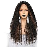 ★ MATERIAL: fibra de alta temperatura, encaje elástico a alta temperatura, red para el cabello 100% transpirable, fuerte adhesión.
