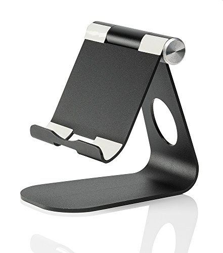 Slabo Tablethalterung für Medion Lifetab E10316 / E4502 / E7312 / P8911 / P8912 / P9514 / P9516 / S10334 / S10345 / S10346 / S7852 / S8311 / S8312 / S9714 „Aluminium“ – SCHWARZ - 2