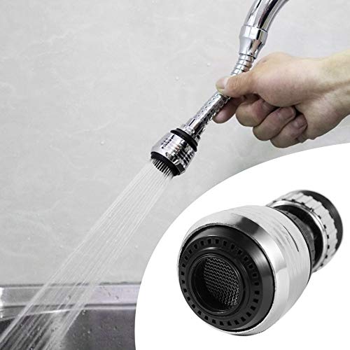 Halvorsen 360 Rotating Swivel Faucet Spouts Nozzle Filter Adapter Water Saving Tap Aerator Diffuser Kitchen Accessories - 