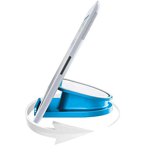 Leitz, Drehbarer Tischständer für iPad/Tablet, Hoch- oder Querformat, Complete, 62741036, metallic blau - 2
